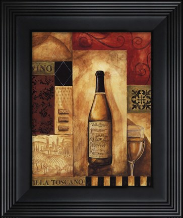 Framed Villa Toscano - Petite Print