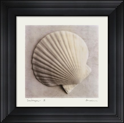 Framed Sea Shapes II Print