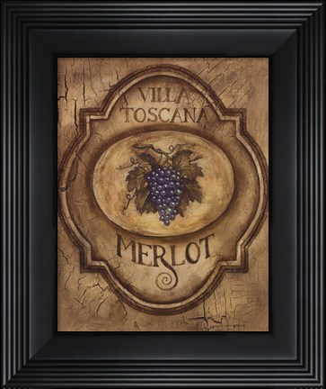 Framed Merlot - Mini Print