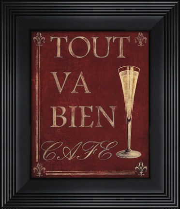Framed Cocktail Hour I - Petite Print