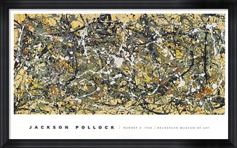 Framed Number 8, 1949 Print