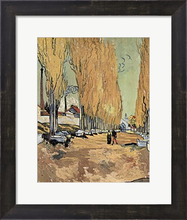Framed Les Alyscamps Print