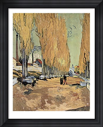 Framed Les Alyscamps Print