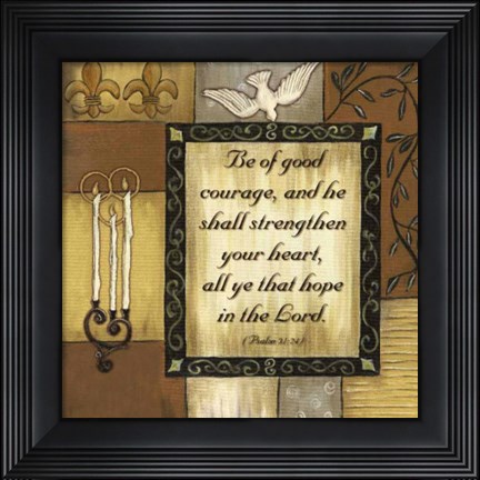 Framed Wtlb, Caramel Hope In The Lord Print