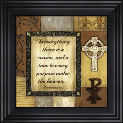 Framed Wtlb, Caramel Purpose Print