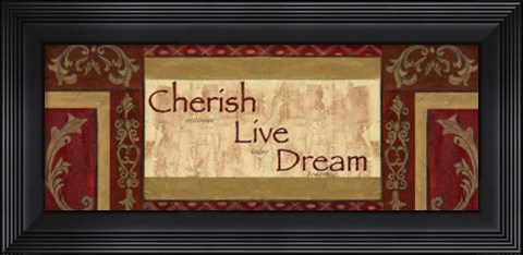 Framed Wtlb, Traditional RedLll Print