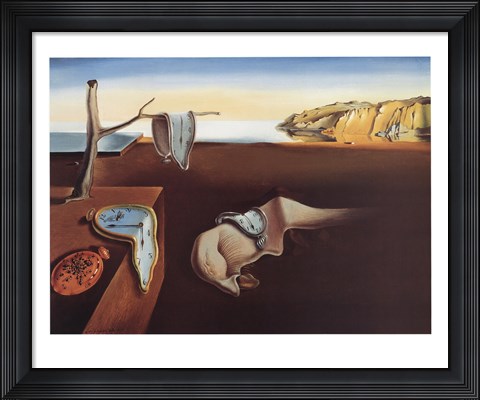 Framed Persistence of Memory, c.1931 Print