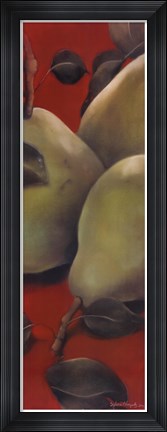 Framed Pears III Print