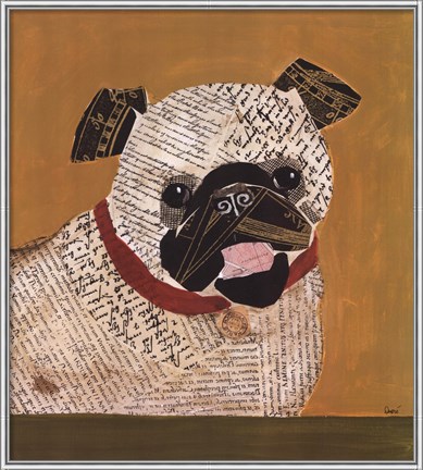 Framed Paper Trained IV Print