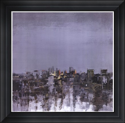 Framed City Trance I Print