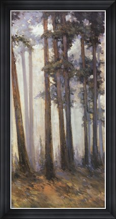 Framed Silver Trees II Print