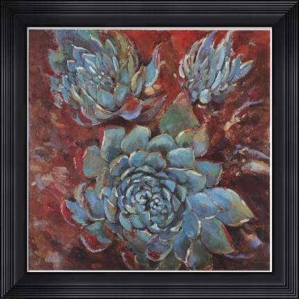Framed Blue Agave I Print