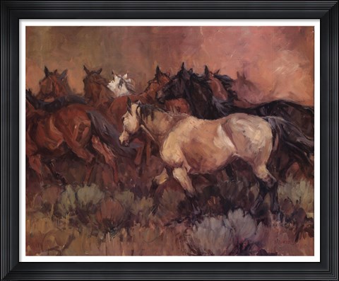 Framed Bart's Buckskin Print