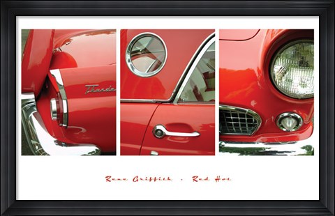 Framed Red Hot Print