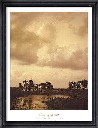 Framed Viera Dusk II Print
