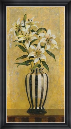 Framed Structured Elegance II Print