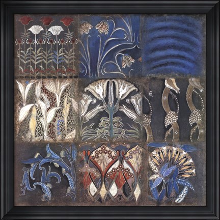 Framed Le Bisou II Print