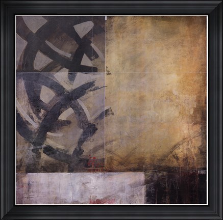 Framed New Marks I Print