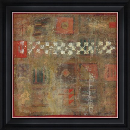 Framed Semaphore I Print