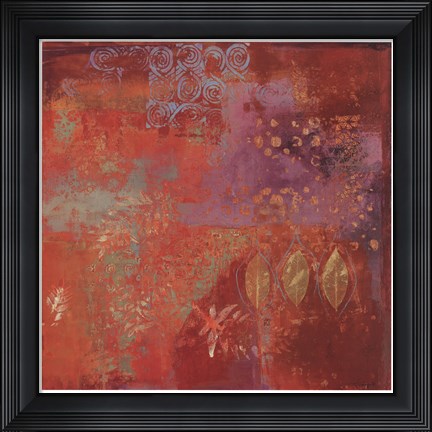 Framed Brilliant Fall III Print