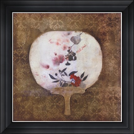 Framed Royal Fan II Print