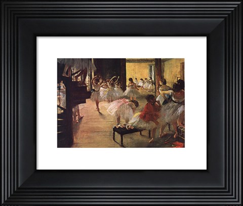 Framed Ballet School, c. 1876 Print