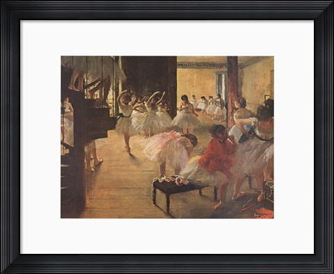 Framed Ballet School, c. 1874 Print