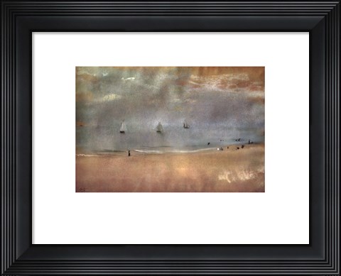 Framed Beach Landscape Print