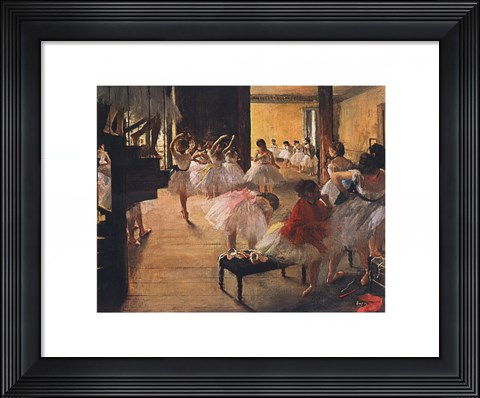 Framed Ballet School, c. 1876 Print