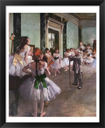 Framed Dance Class Print