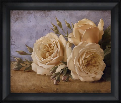 Framed Roses From Ivan Print