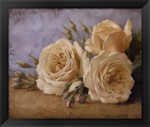 Framed Roses From Ivan Print