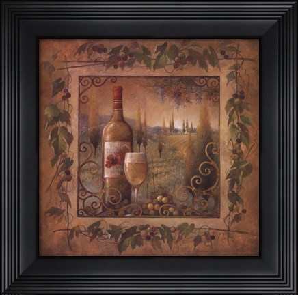 Framed Villa Tuscan Print