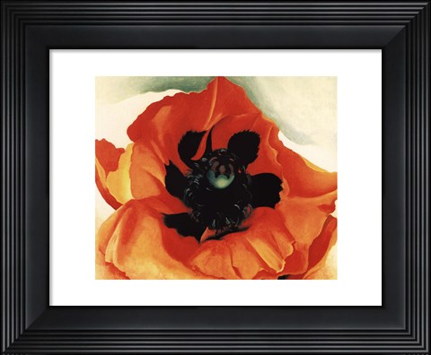 Framed Poppy, 1927 Print
