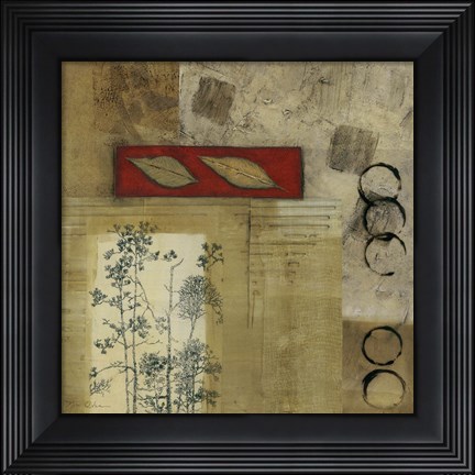 Framed Autumn Trail III Print