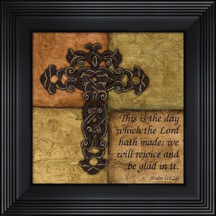 Framed Tuscan Cross II Print