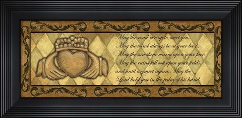 Framed IRISH BLESSING Print