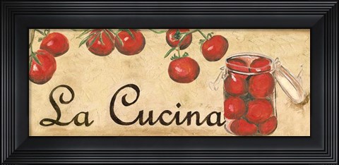 Framed La CucinaTomatoes Print