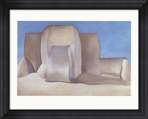 Framed Ranchos Church Print