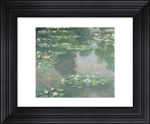 Framed Water Lilies (I), 1905 Print