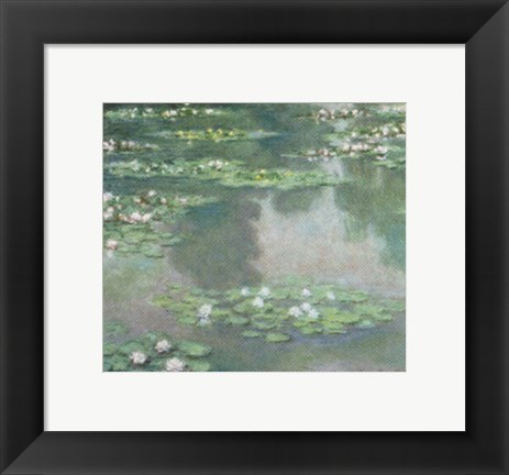 Framed Water Lilies (I), 1905 Print