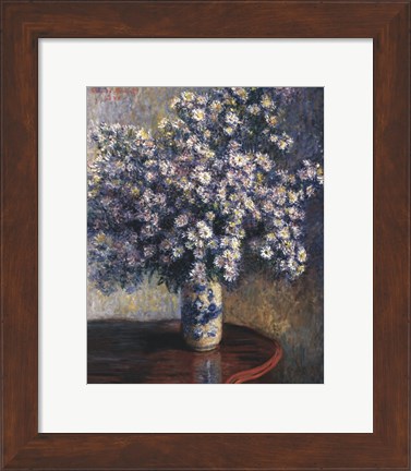 Framed Asters, c.1880 Print