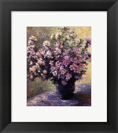 Framed Vase of Flowers Print