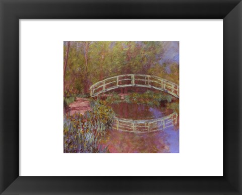 Framed Le Pont Japonais Print