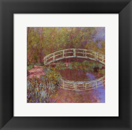 Framed Le Pont Japonais Print