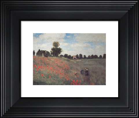 Framed Les Coquelicots Print