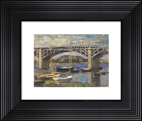 Framed Bridge at Argenteuil (bridge center) Print