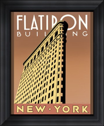 Framed Flatiron Building Print