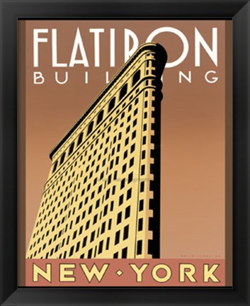 Framed Flatiron Building Print