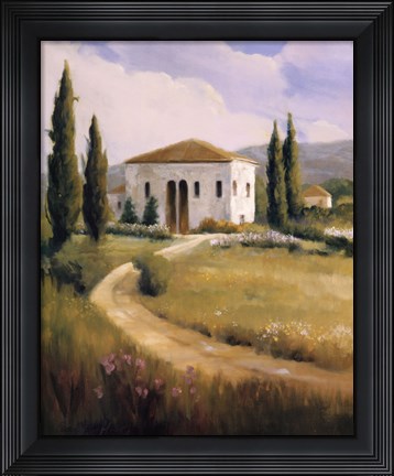 Framed Tuscany Afternoon Print
